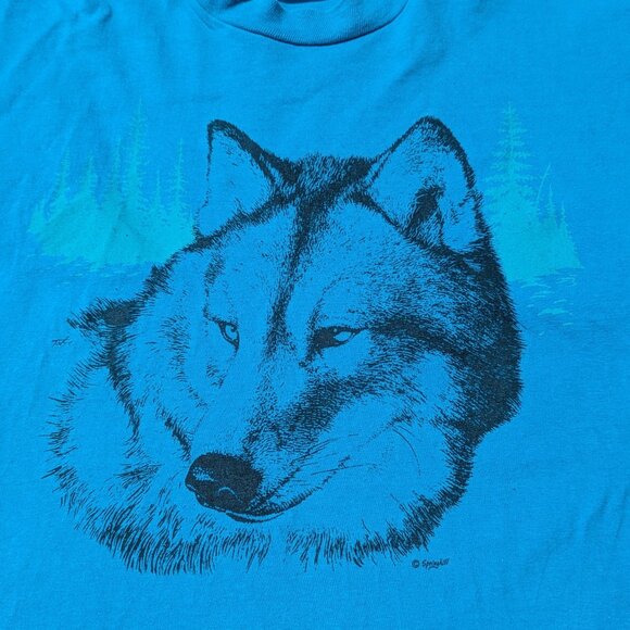 Hanes Beefy T Springhill wolf tee - Picture 3 of 12